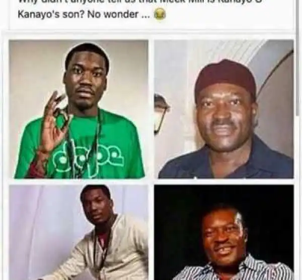 Photos: See The Resemblance Between American Singer, Meek Mill & Kanyo O Kanyo